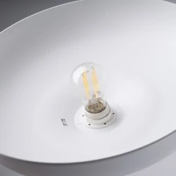Lampy-sufitowe - lampa wisząca indy biała sollux sl.1323 