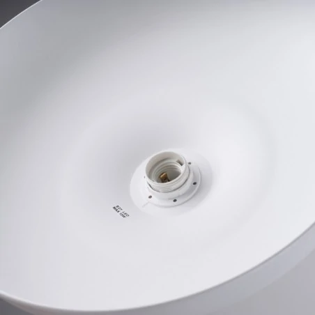 Lampy-sufitowe - lampa wisząca indy biała sollux sl.1323 