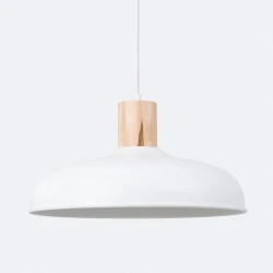Lampy-sufitowe - lampa wisząca indy biała sollux sl.1323 