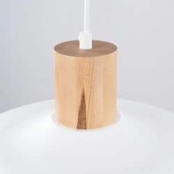 Lampy-sufitowe - lampa wisząca indy biała sollux sl.1323 
