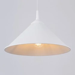 Lampy-sufitowe - lampa wisząca zuma biała sollux sl.1325 