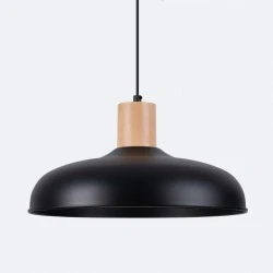 Lampy-sufitowe - lampa wisząca indy czarna sollux sl.1324 