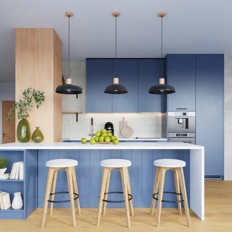 Lampy-sufitowe - lampa wisząca indy czarna sollux sl.1324 