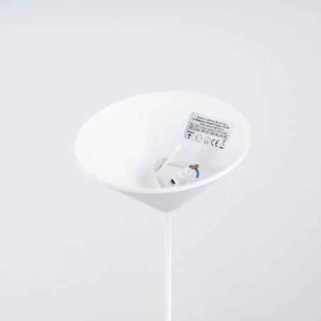 Lampy-sufitowe - lampa wisząca biała w stylu skandynawskim frika biała sollux sl.1327 