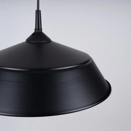 Lampy-sufitowe - lampa wisząca nowoczena minimalistyczna e27 frika czarna sollux sl.1328 