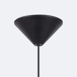 Lampy-sufitowe - lampa wisząca nowoczena minimalistyczna e27 frika czarna sollux sl.1328 