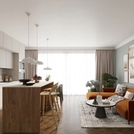 Lampy-sufitowe - lampa wisząca sufitowa nad wyspę kuchenną biała gina sl.1329 sollux 