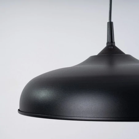 Lampy-sufitowe - lampa wisząca czarna modern gina e27 sollux sl.1330 