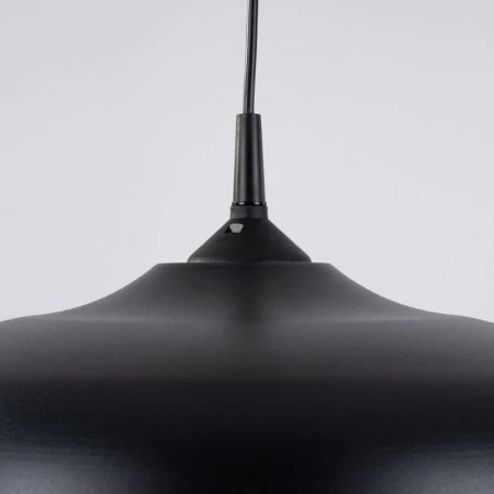 Lampy-sufitowe - lampa wisząca czarna modern gina e27 sollux sl.1330 