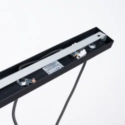 Lampy-sufitowe - lampa wisząca 3 kule industrialna do salonu brina 3l czarna sollux sl.1334 