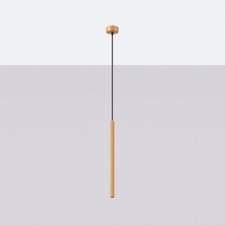 Lampy-sufitowe - lampa wisząca arche 1 złota sollux sl.1339 