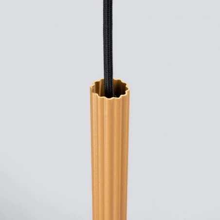 Lampy-sufitowe - lampa wisząca arche 1 złota sollux sl.1339 