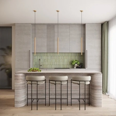 Lampy-sufitowe - lampa wisząca arche 1 złota sollux sl.1339 