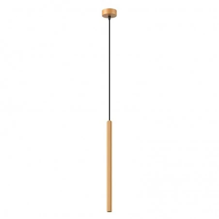 Lampy-sufitowe - lampa wisząca arche 1 złota sollux sl.1339 