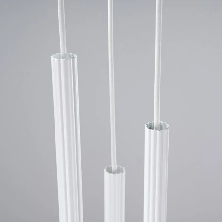 Lampy-sufitowe - lampa wisząca arche 3p biała sollux sl.1340 