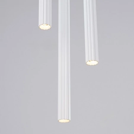 Lampy-sufitowe - lampa wisząca arche 3p biała sollux sl.1340 