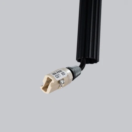 Lampy-sufitowe - lampa wisząca 3 długie tuby czarne falowane arche 3p sollux sl.1341 