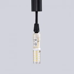 Lampy-sufitowe - lampa wisząca 3 długie tuby czarne falowane arche 3p sollux sl.1341 