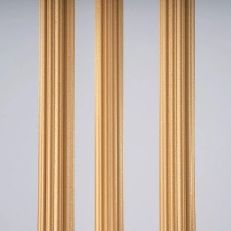 Lampy-sufitowe - lampa wisząca 3 złote karbowane tuby arche 3p sollux sl.1342 