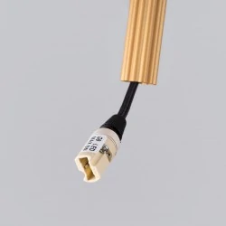 Lampy-sufitowe - lampa wisząca 3 złote karbowane tuby arche 3p sollux sl.1342 