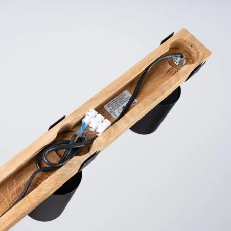 Lampy-sufitowe - plafon fager 3 czarny sollux sl.1345 