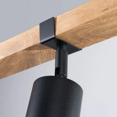 Lampy-sufitowe - plafon fager 3 czarny sollux sl.1345 