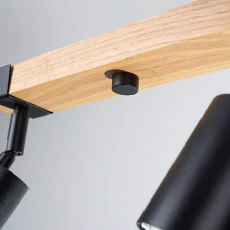 Lampy-sufitowe - plafon fager 4l czarny sollux sl.1346 