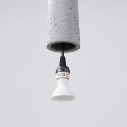 Lampy-sufitowe - lampa wisząca electra beton sollux sl.1347 