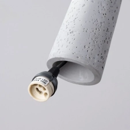 Lampy-sufitowe - lampa wisząca electra beton sollux sl.1347 