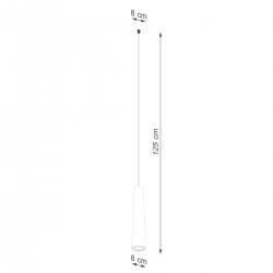 Lampy-sufitowe - lampa wisząca electra beton sollux sl.1347 