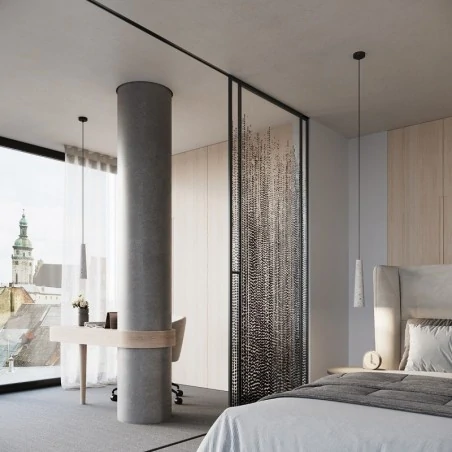 Lampy-sufitowe - lampa wisząca electra beton sollux sl.1347 