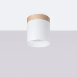 Lampy-sufitowe - plafon rif biały sollux sl.1348 