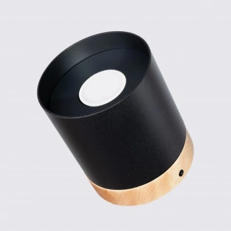 Lampy-sufitowe - plafon rif czarny sollux sl.1349 