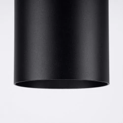 Lampy-sufitowe - plafon rif czarny sollux sl.1349 
