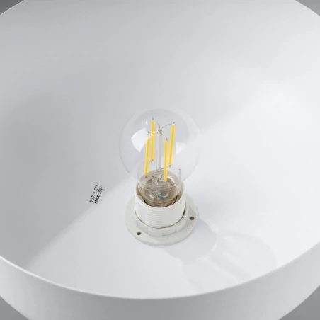 Lampy-sufitowe - lampa wisząca marion biała sollux sl.1350 