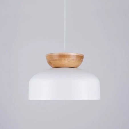 Lampy-sufitowe - lampa wisząca marion biała sollux sl.1350 