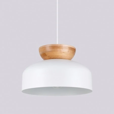 Lampy-sufitowe - lampa wisząca marion biała sollux sl.1350 