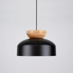 Lampy-sufitowe - lampa wisząca marion czarna sollux sl.1351 