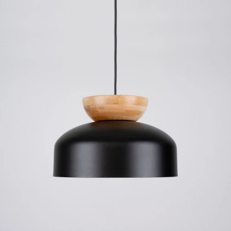 Lampy-sufitowe - lampa wisząca marion czarna sollux sl.1351 