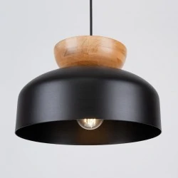 Lampy-sufitowe - lampa wisząca marion czarna sollux sl.1351 