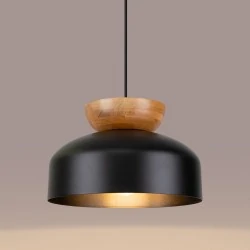 Lampy-sufitowe - lampa wisząca marion czarna sollux sl.1351 