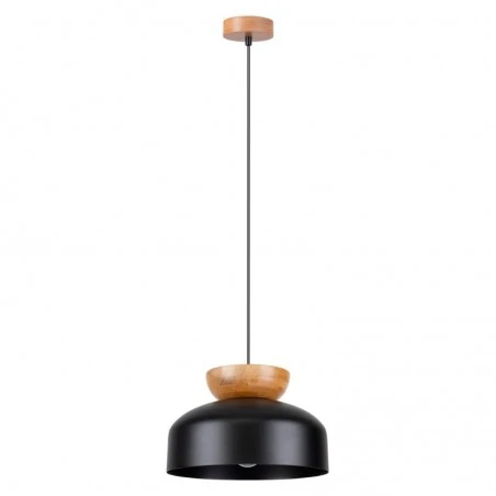 Lampy-sufitowe - lampa wisząca marion czarna sollux sl.1351 