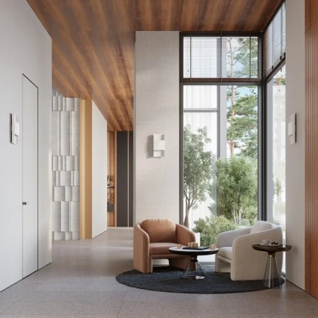 Kinkiety-do-salonu - kinkiet durlin biały sollux sl.1352 