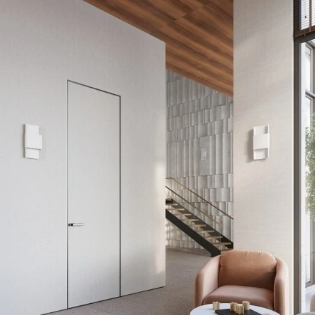 Kinkiety-do-salonu - kinkiet durlin biały sollux sl.1352 