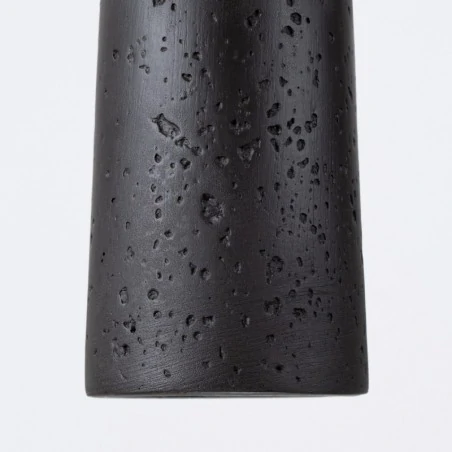 Lampy-sufitowe - lampa wisząca electra czarna beton sollux sl.1355 