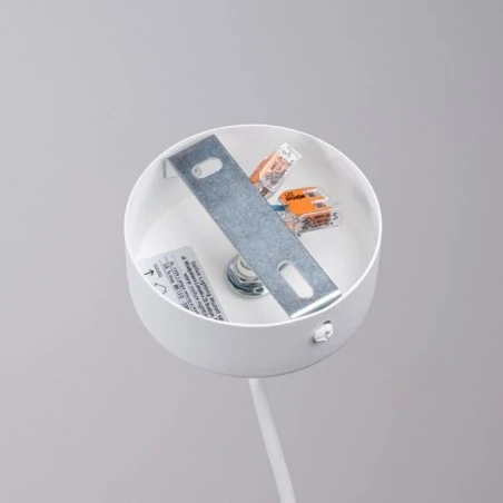 Lampy-sufitowe - lampa wisząca hyperion 1 biały sollux sl.1356 