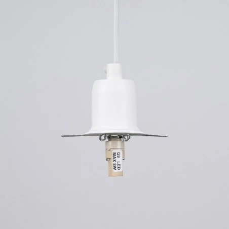 Lampy-sufitowe - lampa wisząca hyperion 1 biały sollux sl.1356 