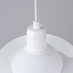 Lampy-sufitowe - lampa wisząca hyperion 1 biały sollux sl.1356 