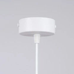 Lampy-sufitowe - lampa wisząca hyperion 1 biały sollux sl.1356 