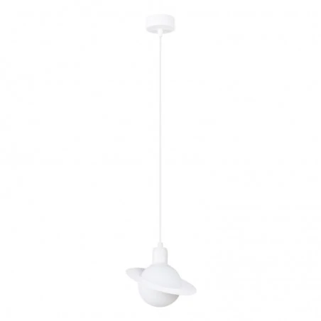 Lampy-sufitowe - lampa wisząca hyperion 1 biały sollux sl.1356 